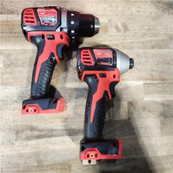 HOUSTON LOCATION - AS-IS Milwaukee M18 Brushed Cordless (2-Tool) Drill/Driver and Impact Driver Kit