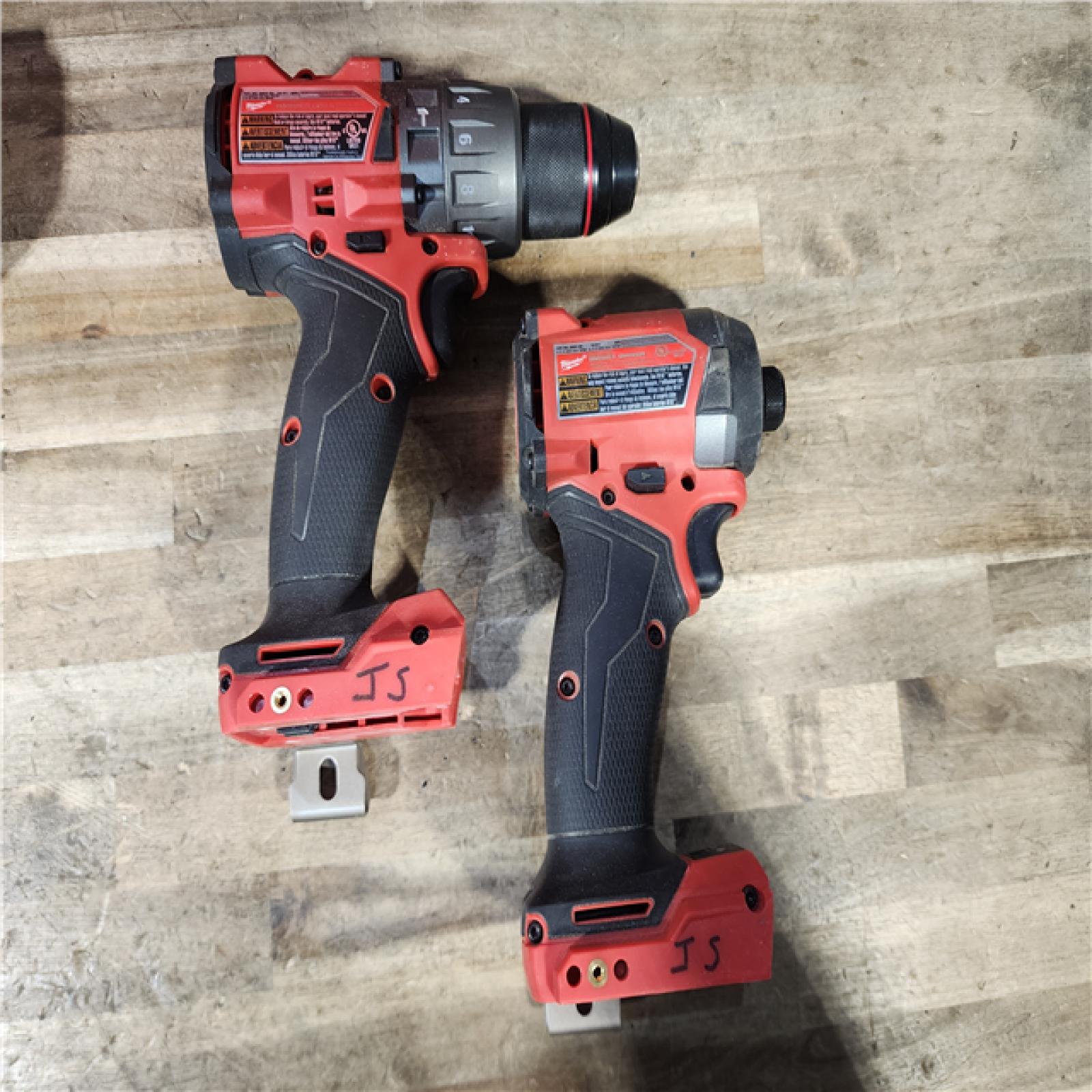 HOUSTON LOCATION - AS-IS Milwaukee FUEL 18V Lithium-Ion Brushless Cordless Hammer Drill and Impact Driver Combo Kit