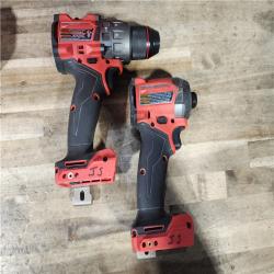 HOUSTON LOCATION - AS-IS Milwaukee FUEL 18V Lithium-Ion Brushless Cordless Hammer Drill and Impact Driver Combo Kit