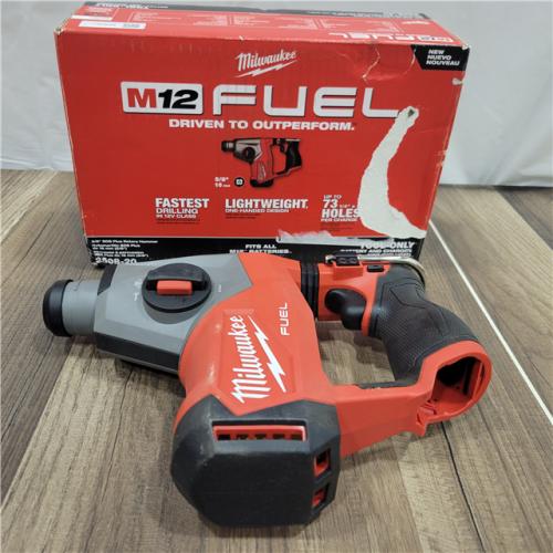 GOOD Milwaukee M12 FUEL 12V Lithium-Ion Brushless Cordless 5/8 in. SDS-Plus Rotary Hammer Drill (Tool-Only)