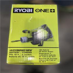 NEW! - RYOBI ONE+ 18V Hybrid Drain Auger (Tool Only)