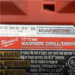AS-IS Milwaukee FUEL 18V Lithium-Ion Brushless Cordless Hammer Drill and Impact Driver Combo Kit