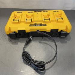 AS-IS - DeWalt 12V/20V/60V MAX 4-Port Lithium-Ion Battery Charger
