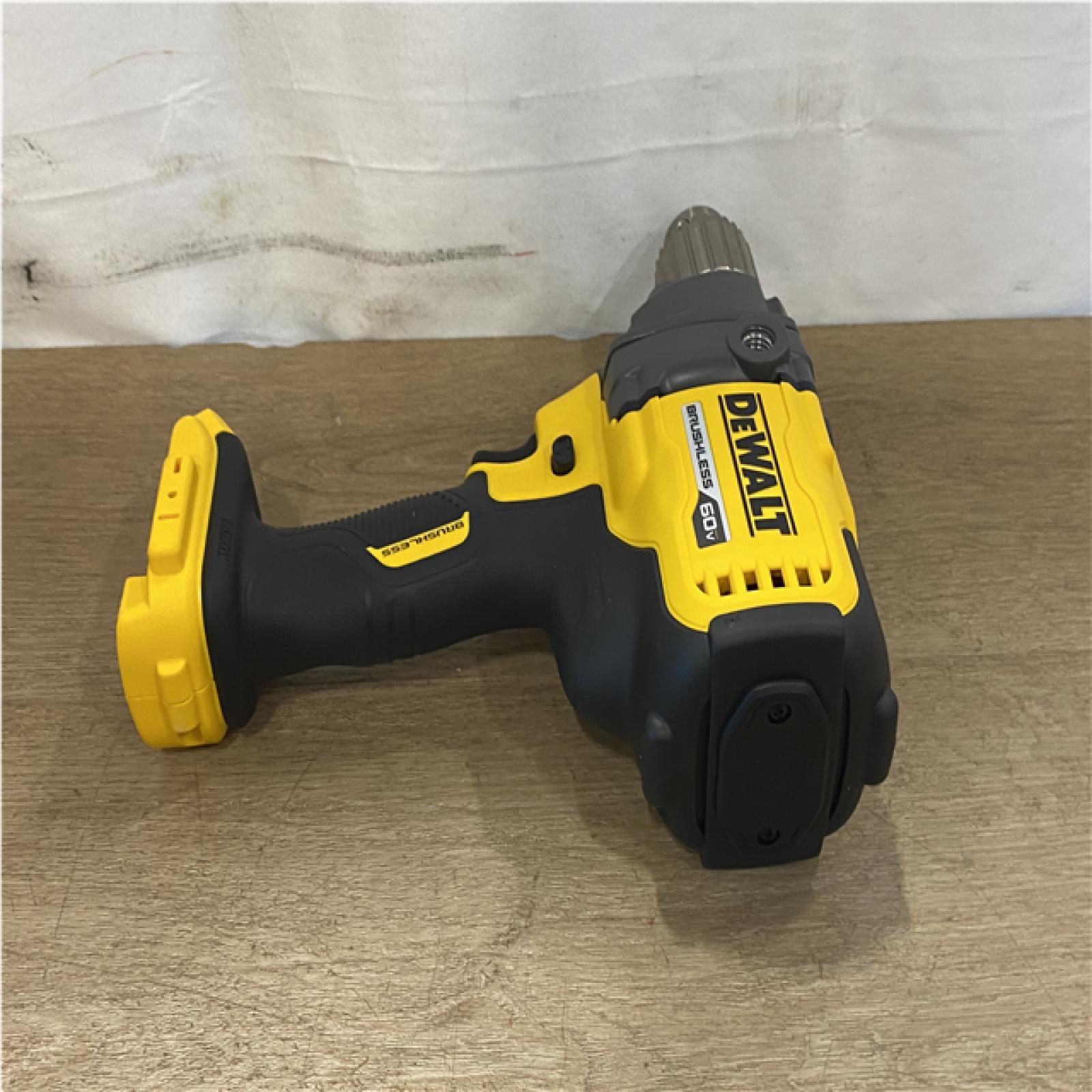 AS-IS DEWALT FLEXVOLT 60-Volt MAX Cordless Brushless 1/2 in. Mixer/Drill with E-Clutch (Tool-Only)