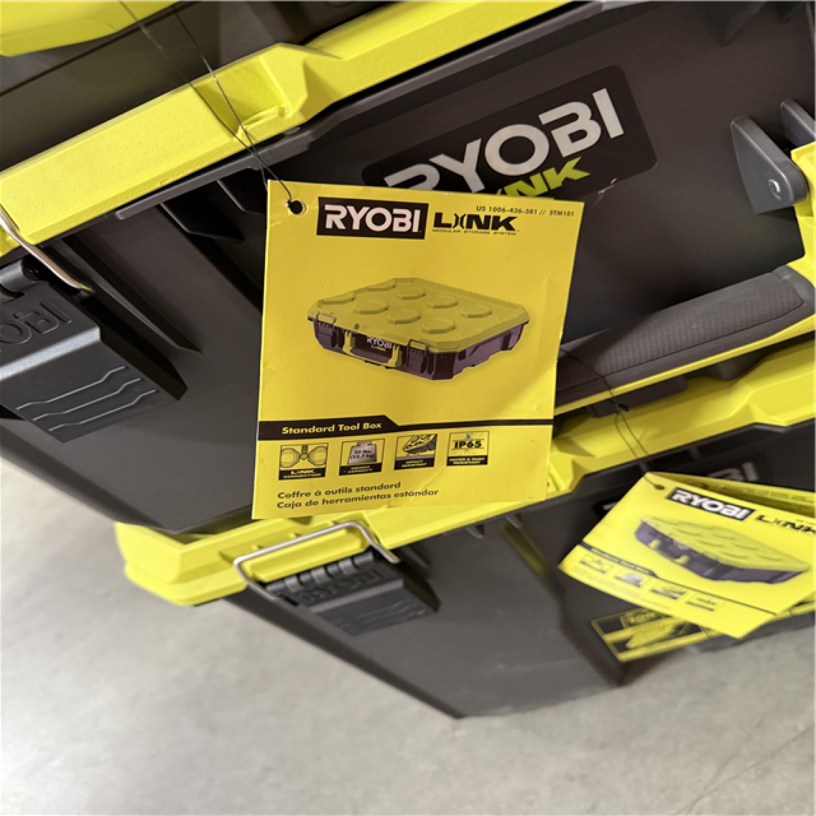 California LIKE NEW Ryobi Link Tool Boxes (set of 5) No Tools