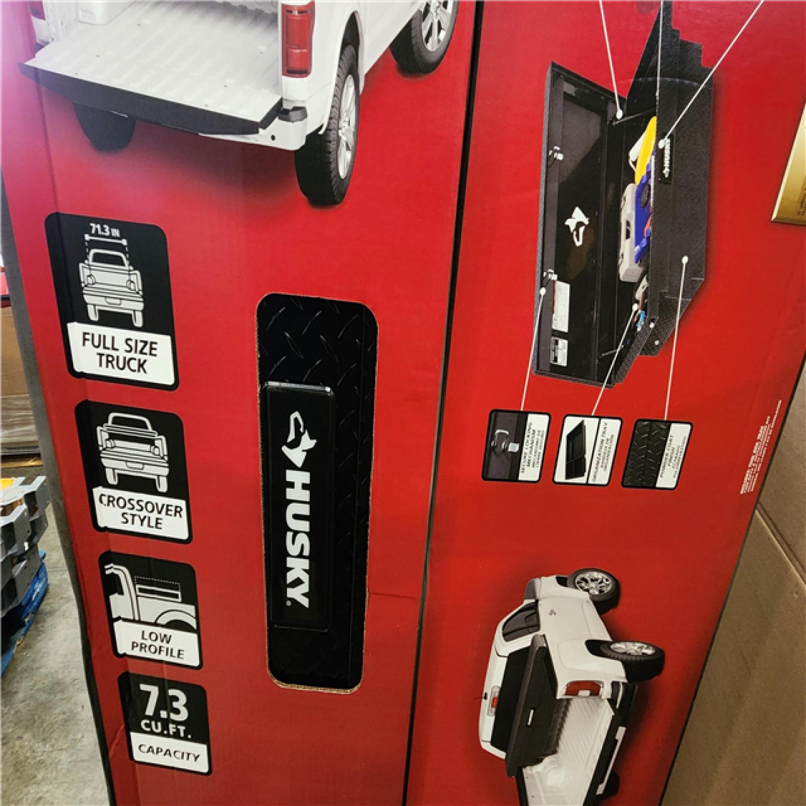 Phoenix NEW Mixed Husky Matte Black Aluminum Full Size Crossbed Truck Tool Box Pallet (4-Boxes)