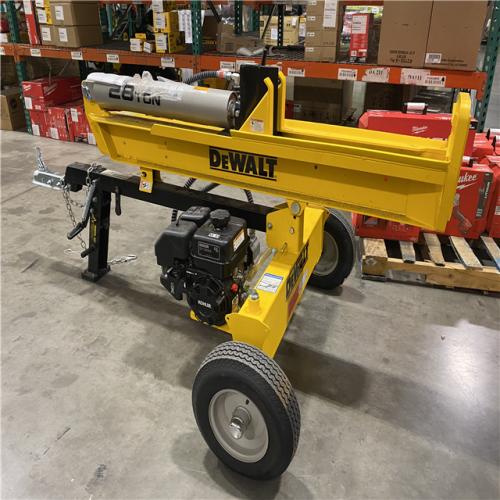 Dallas Location - As-Is  Shop DEWALT 28 Ton 196cc 6.5HP Log Splitter