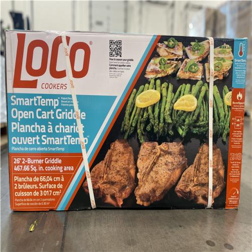 DALLAS LOCATION- LOCO  26 Smart Temp 2 Burner Propane Griddle