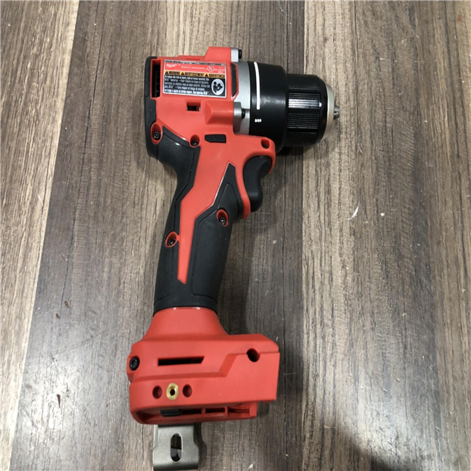 AS-IS Milwaukee 18V Lithium-Ion Brushless Cordless 1/2 in. Compact Drill/Driver (Tool-Only)