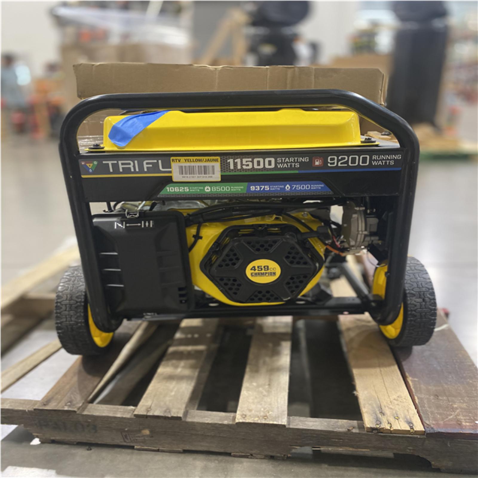 Dallas Location - As-Is Champion 201412 11500W Tri Fuel Generator