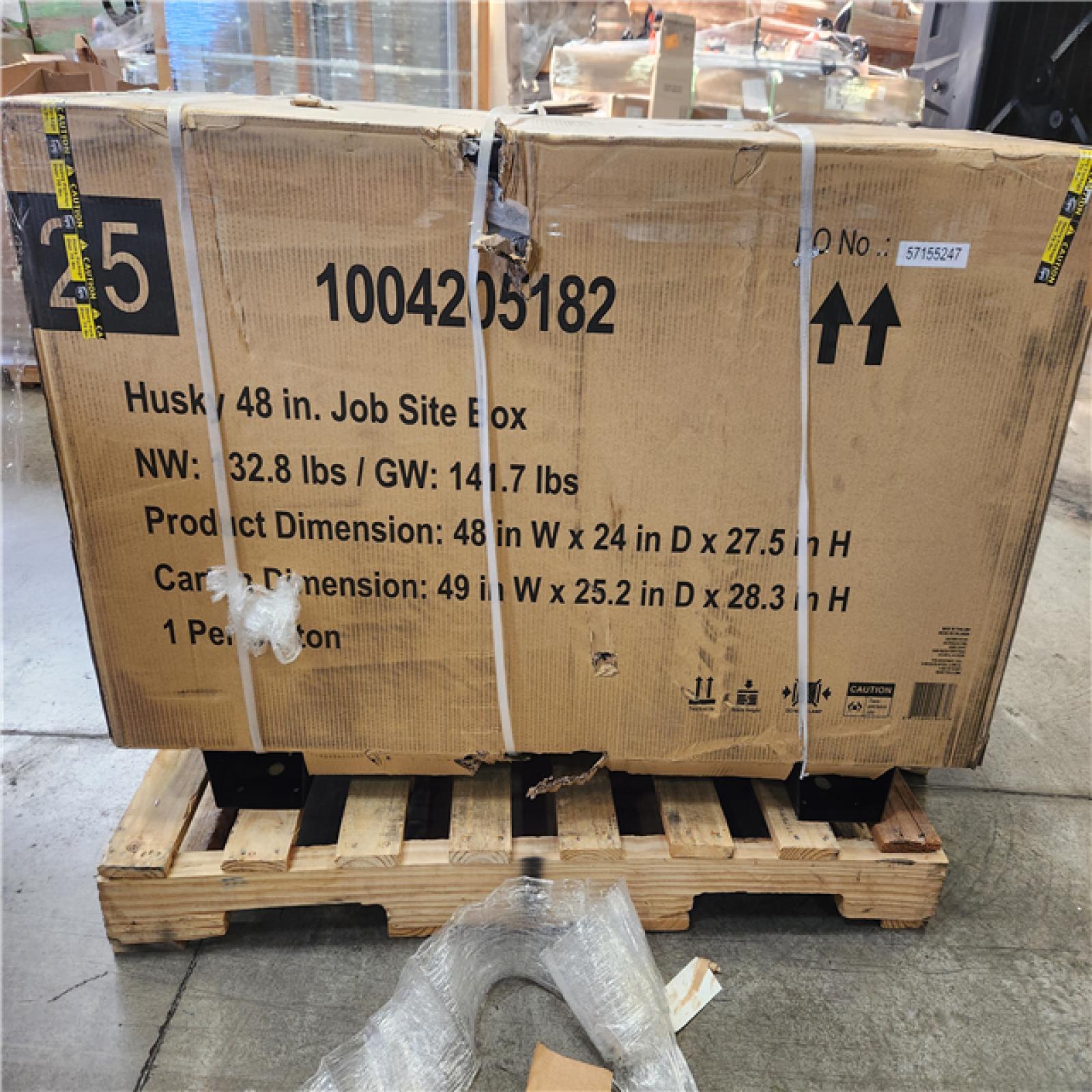 Phoenix NEW Husky Tool Storage 48 in. W Black Steel Job Site Toolbox (SEALED)