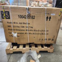 Phoenix NEW Husky Tool Storage 48 in. W Black Steel Job Site Toolbox (SEALED)