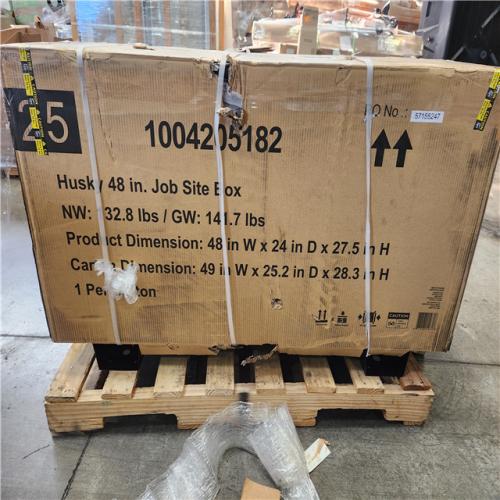 Phoenix NEW Husky Tool Storage 48 in. W Black Steel Job Site Toolbox (SEALED)