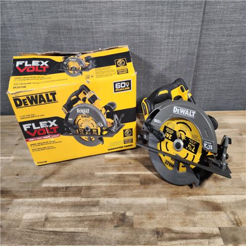HOUSTON LOCATION - AS-IS DeWALT Flexvolt Max 7-1/4  60V Brushless Circular Saw DCS578B (TOOL ONLY)