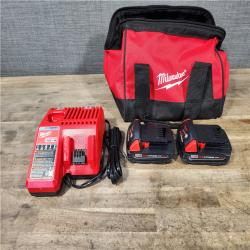HOUSTON LOCATION - AS-IS Milwaukee 18V Cordless Brushed 2-Tool Drill/Driver and Impact Driver Kit