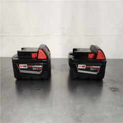 AS-IS- Milwaukee  18-Volt Lithium-Ion XC Starter Kit with Two 5.0Ah Batteries and Charger