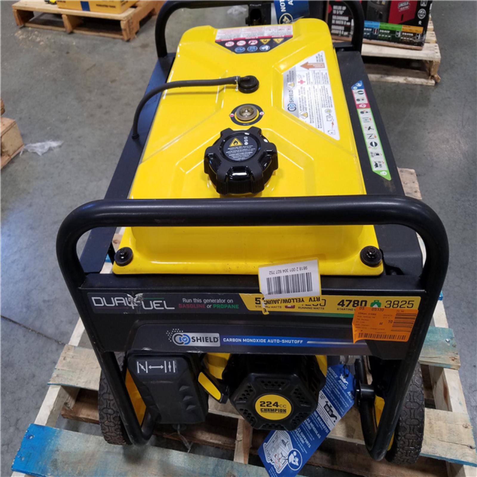 CALIFORNIA AS-IS CHAMPION PORTABLE GENERATOR