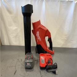 AS-IS - Milwaukee M18 FUEL 120 MPH 500 CFM 18V Brushless Cordless Battery Powered Leaf Blower Kit