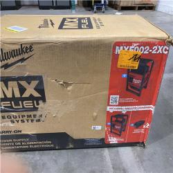 As-Is- Milwaukee MX FUEL CARRY-on 3600W/1800W Power Supply