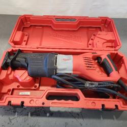 AS-IS- Milwaukee 15.0 Amp Super Sawzall Reciprocating Saw with Carrying Case