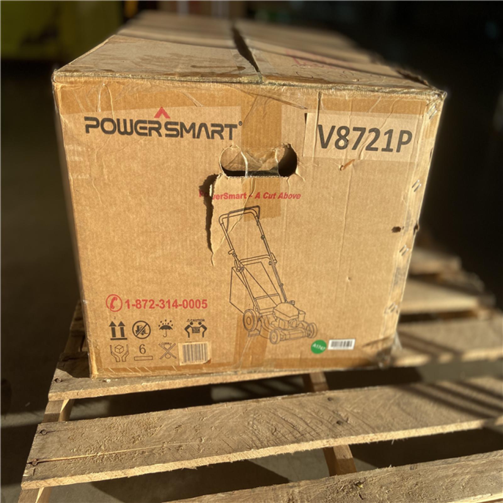 DALLAS LOCATION - PowerSmart 21 in. 3-in-1 Gas Push Lawn Mower