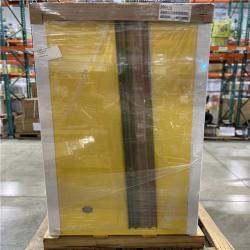 DALLAS LOCATION - NEW! JUSTRITE 60 GAL YELLOW STORAGE CABINET