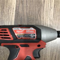 AS-IS Milwaukee 18V Lithium-Ion Cordless 1/4 in. Hex Impact Driver (Tool-Only)