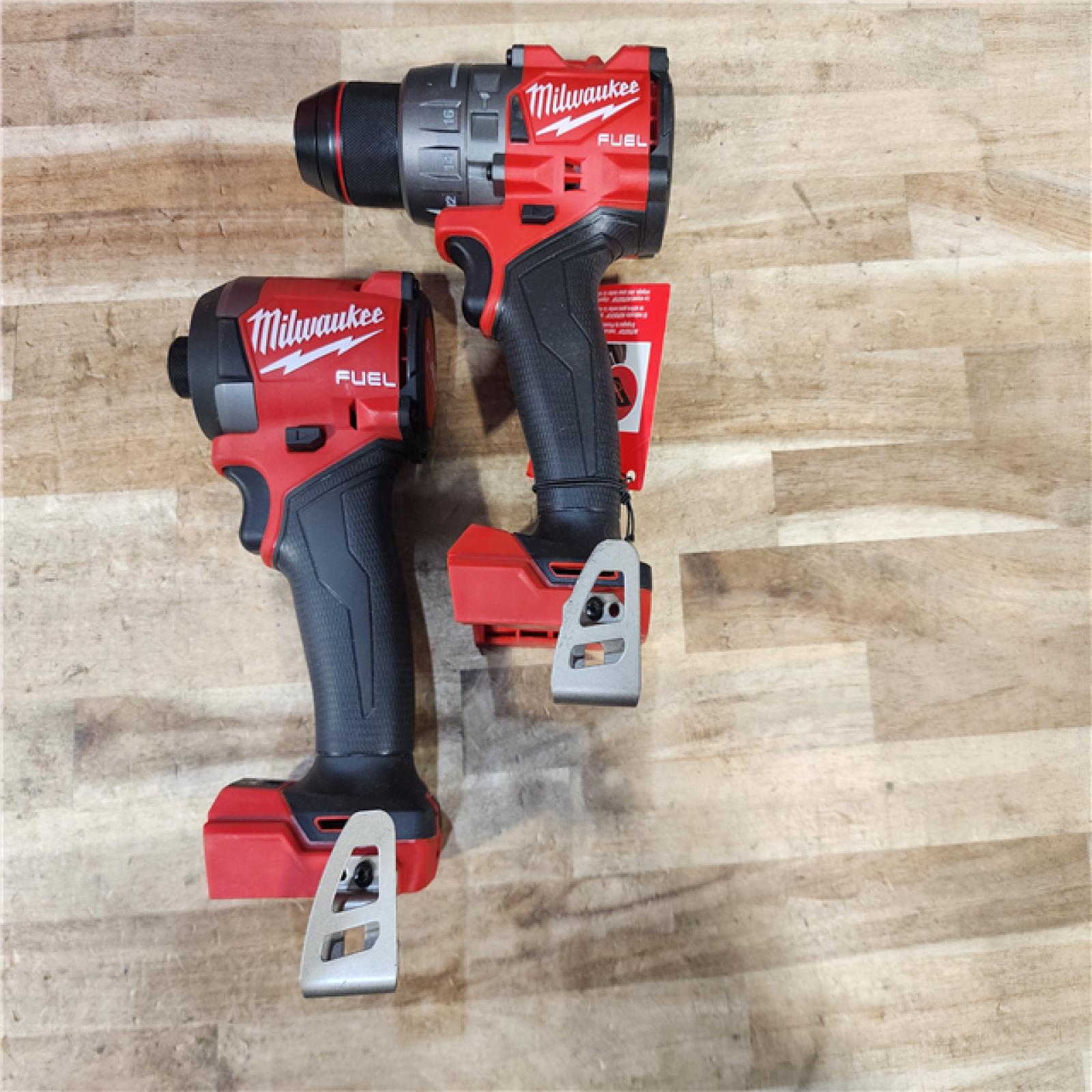 HOUSTON LOCATION - AS-IS (APPEARS LIKE NEW) Milwaukee FUEL 18V Lithium-Ion Brushless Cordless Hammer Drill and Impact Driver Combo Kit