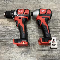AS-IS Milwaukee 18V Lithium-Ion Cordless Drill Driver/Impact Driver Combo Kit