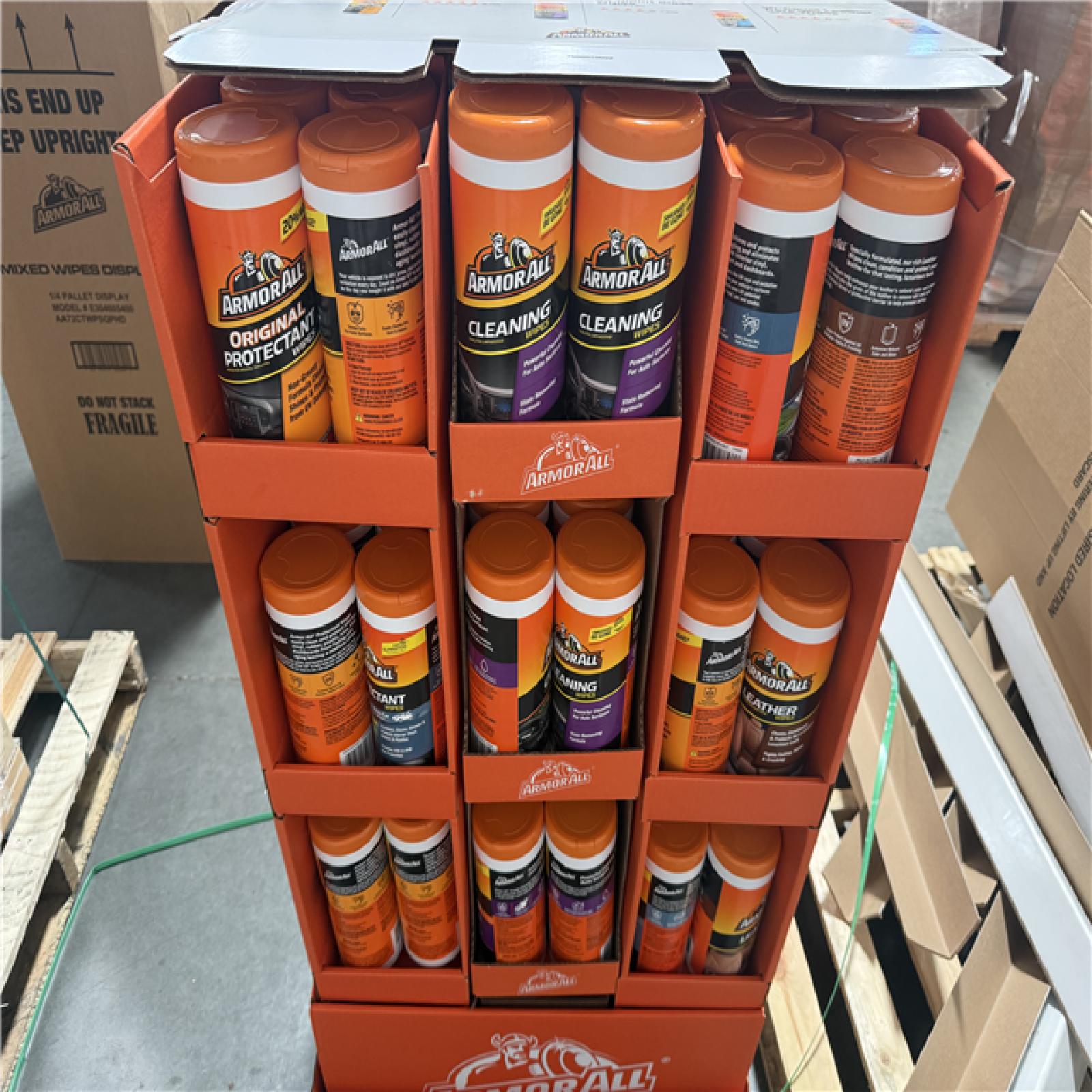 CALIFORNIA NEW ARMOR-ALL WIPES HOME IMPROVEMENT PALLET