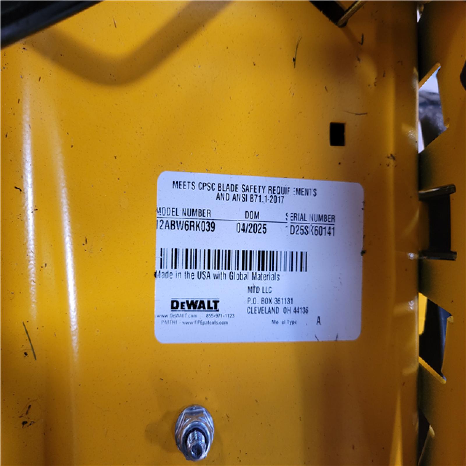 CALIFORNIA AS-IS OUTDOOR POWER EQUIPMENT