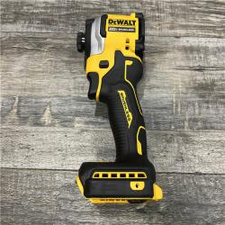 AS-IS DEWALT ATOMIC 20V MAX Lithium-Ion Cordless 1/4 in. Brushless Impact Driver Kit