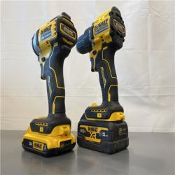 AS-IS - DEWALT 20-Volt MAX Lithium-Ion Cordless 7-Tool Combo Kit with 2.0 Ah Battery, 5.0 Ah Battery and Charger