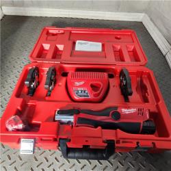 HOUSTON Location-AS-IS-Milwaukee M12 Force Logic Press Tool 1/2 in. to 1 in. Kit NEW!
