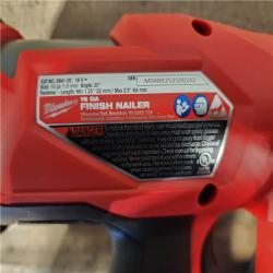 HOUSTON LOCATION - AS-IS (APPEARS LIKE NEW) Milwaukee FUEL 18-Volt Lithium-Ion Brushless Cordless Gen II 16-Gauge Angled Finish Nailer (Tool-Only)