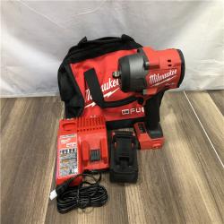 AS-IS Milwaukee  FUEL 18V Lithium-Ion Brushless Cordless 1/2 in. Impact Wrench w/Friction Ring Kit