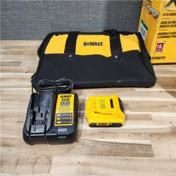 HOUSTON LOCATION - AS-IS DeWALT DCN681D1 20V MAX 18ga Cordless Brushless Narrow Crown Stapler Kit w/ BATTERY & CHARGER
