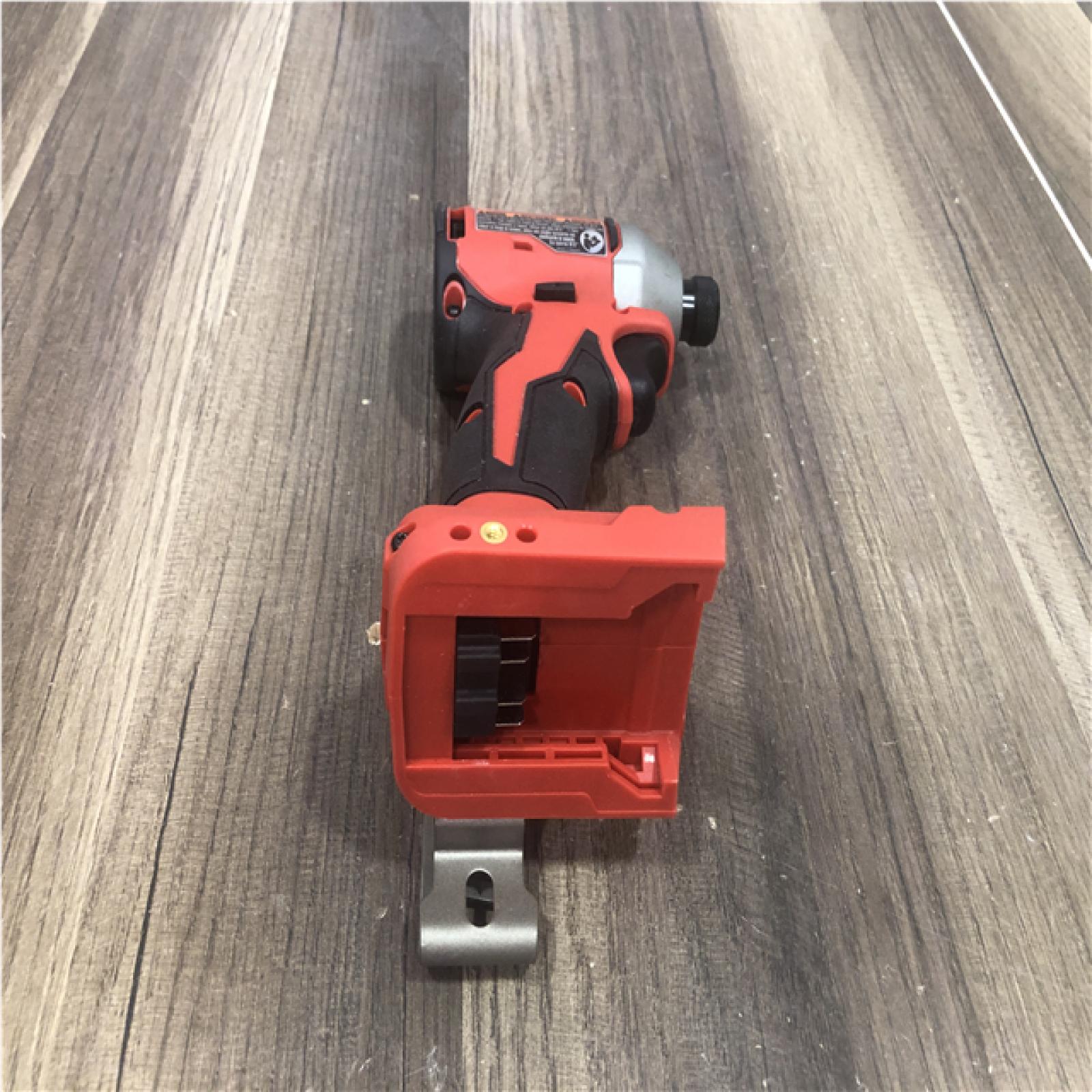 AS-IS Milwaukee 18V Lithium-Ion Compact Brushless Cordless 1/4 in. Impact Driver (Tool-Only)