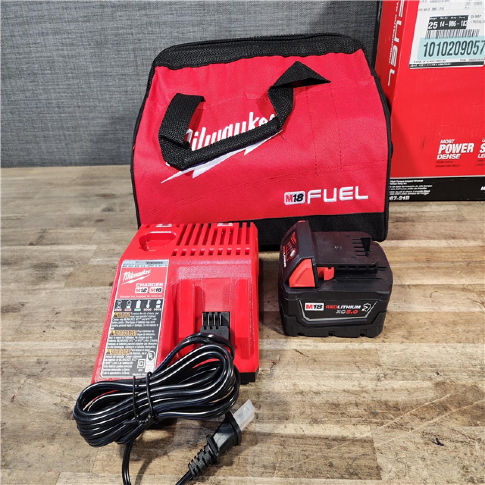 HOUSTON LOCATION - AS-IS Milwaukee FUEL 18V Lithium-Ion Brushless Cordless 1/2 in. Impact Wrench w/Friction Ring Kit