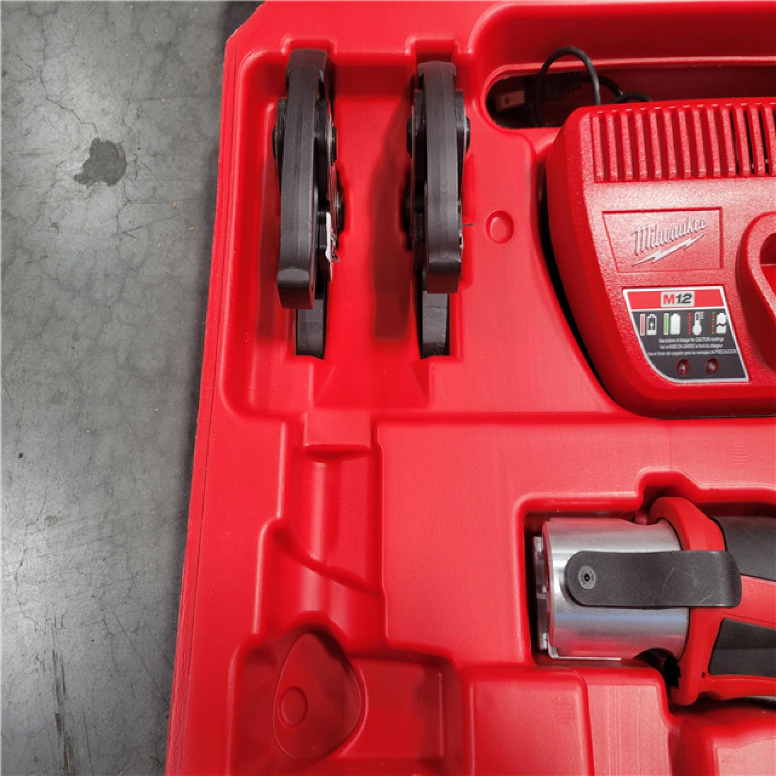 CALIFORNIA AS-IS MILWAUKEE M12 FORCE LOGIC PRESS TOOL