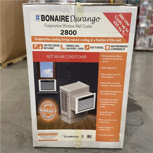 NEW!- Bonaire Durango 2800 CFM  110-Volt 3-Speed Window Evaporative Cooler for 600 sq. ft. with Motor Included