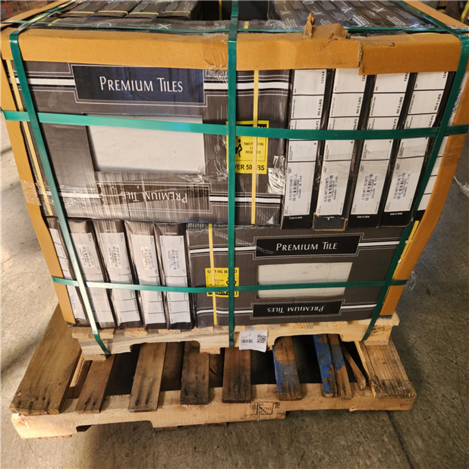 Phoenix NEW TrafficMaster Vigo White 12 in. x 24 in. Matte Stone Look Ceramic Floor and Wall Tile (448 sq. ft./28 Case)