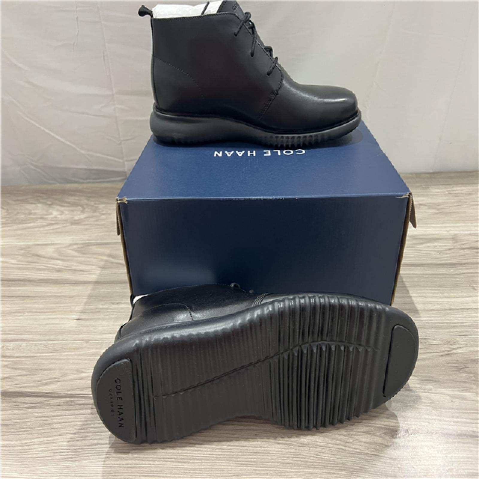 Cole Haan Mens Zerogrand Chukka Boots - Black Leather - SZ 12