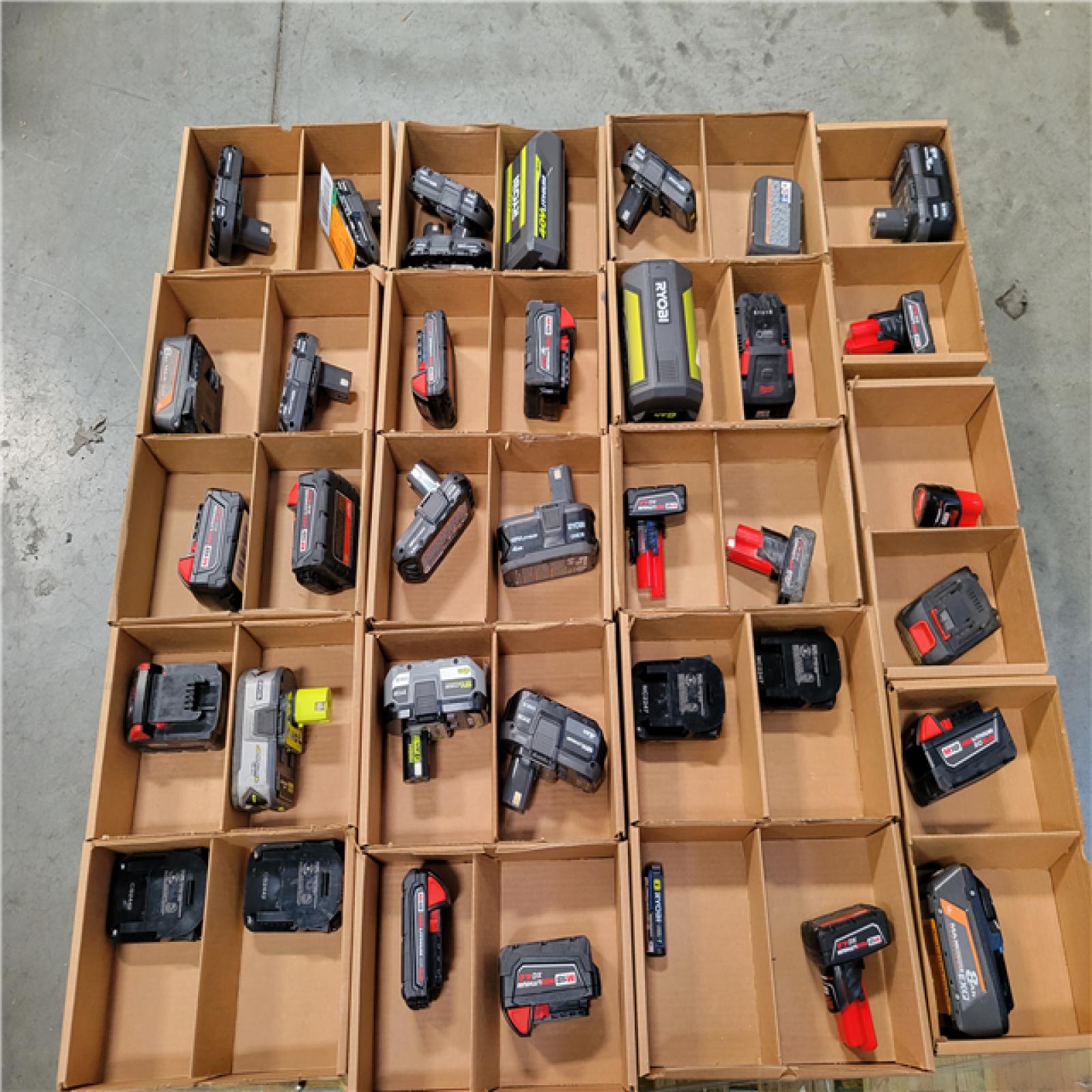CALIFORNIA AS-IS BATTERY PALLET
