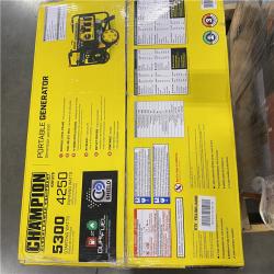 Dallas Location - As-Is Champion 201279 - 4250/5300W Dual Fuel Generator