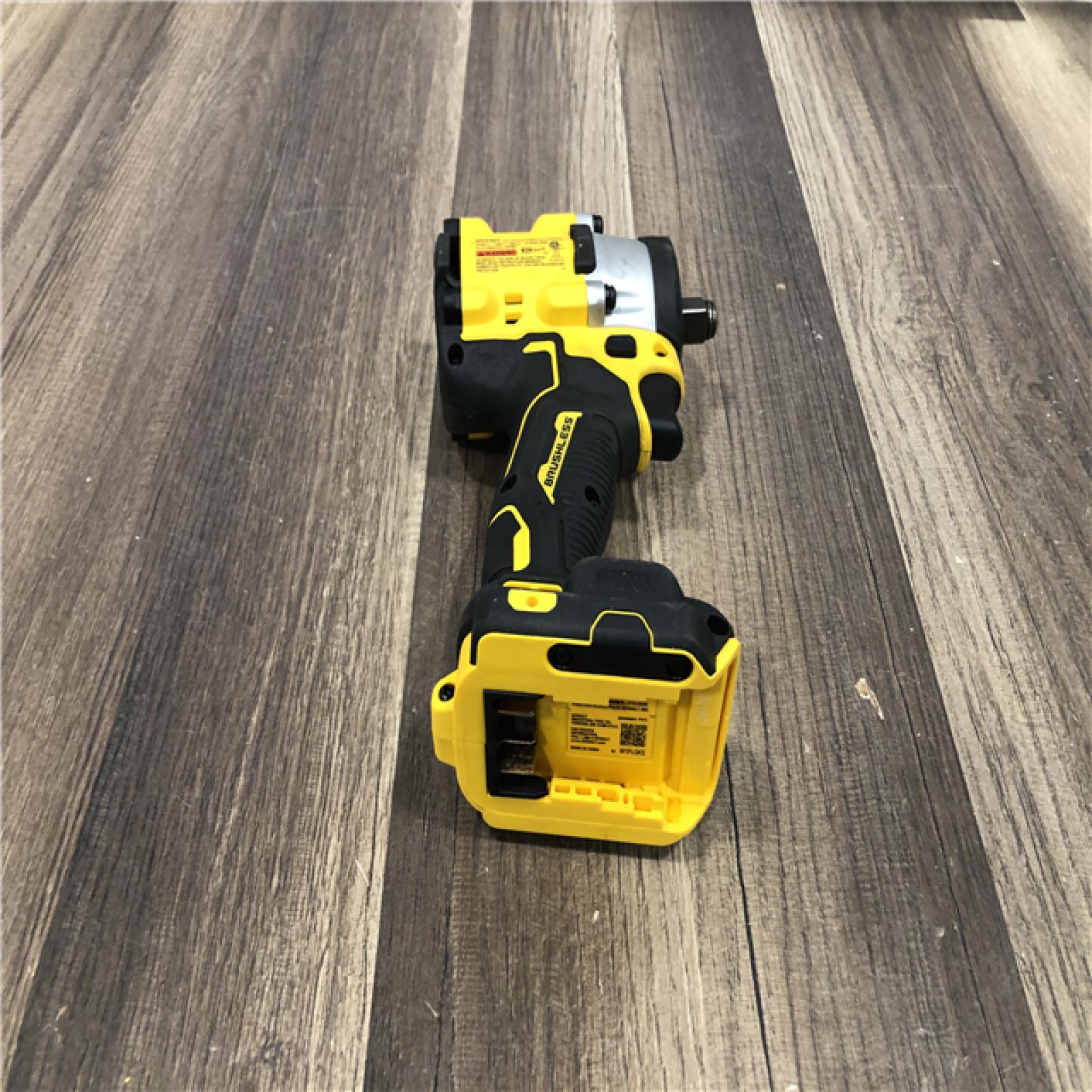 AS-IS DEWALT ATOMIC 20V MAX Cordless Brushless 1/2 in. Variable Speed Impact Wrench (Tool Only)