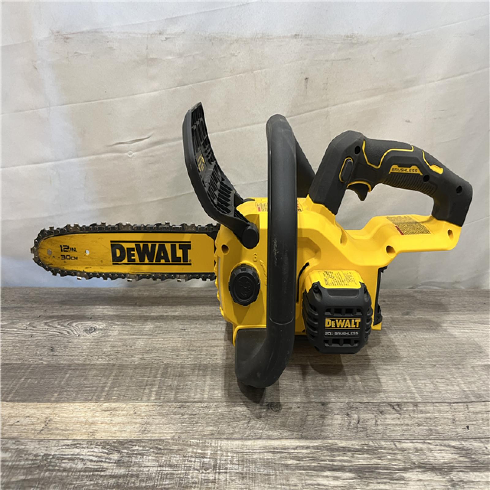 AS-IS DEWALT 20V MAX 12 in. Cordless Battery Powered Chainsaw (Tool Only)