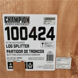 Phoenix Location Champion Power Equipment 27 Ton 224 cc Gas Powered Hydraulic Wood Log Splitter w/Vertical/Horizontal Operation and Auto Return-with Hydraulic Oil