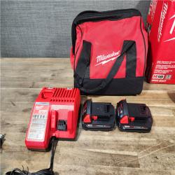 HOUSTON LOCATION - AS-IS Milwaukee M18 18V Lithium-Ion Brushless Cordless Compact Drill/Impact Combo Kit (2-Tool) W/(2) 2.0 Ah Batteries, Charger & Bag