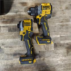 HOUSTON LOCATION - AS-IS DEWALT 20V MAX XR Cordless Drill/Driver, ATOMIC Impact Driver 2 Tool Combo Kit, (2) 2.0Ah Batteries, Charger, and Bag